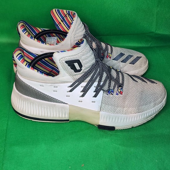 Adidas D Lillard 3 Arthur Ashe BHM Men's Size 9.5 - Picture 2 of 8